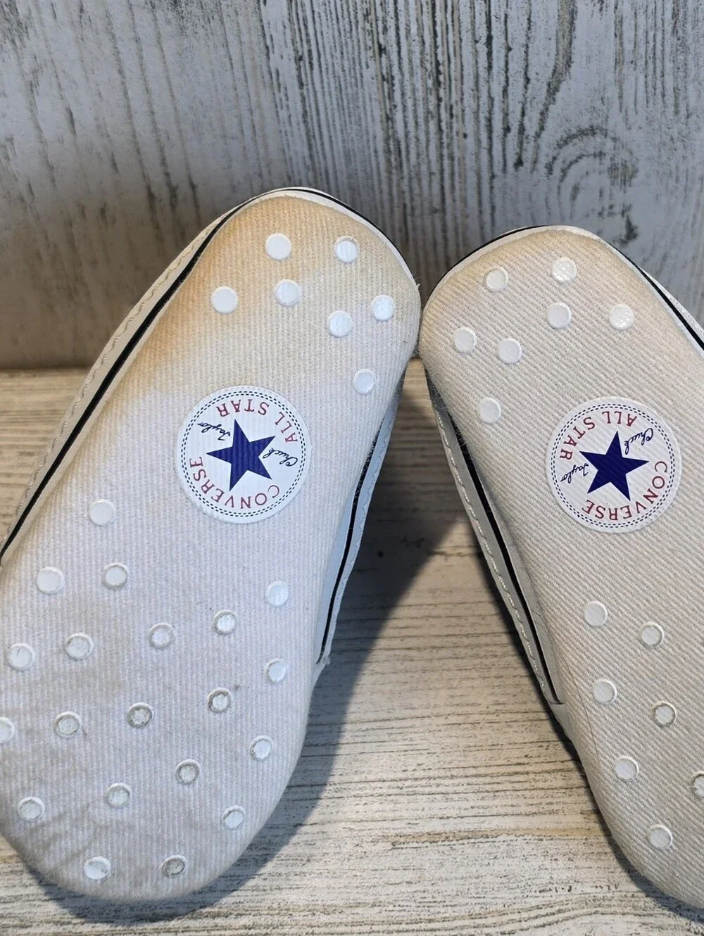 Converse First Star Baby Crib Shoes Size 2 3-6M Black White Chuck Taylor w Box